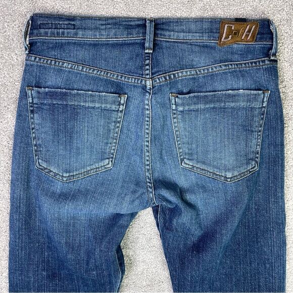 Citizens of Humanity Dylan Jeans Women's 25 Blue Skinny Dropped Rise Dark Denim - Picture 4 of 13